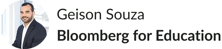 Geison Souza — Bloomberg for Education