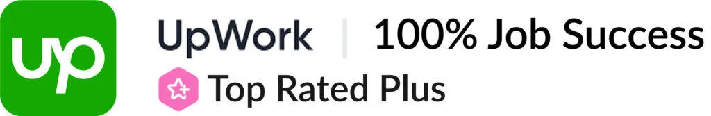 UpWork — 100% Job Success, Top Rated Plus