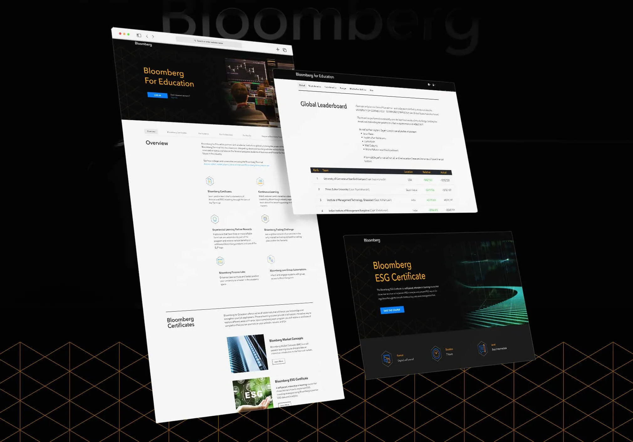 Education Portal UX Redesign & Graphic Design